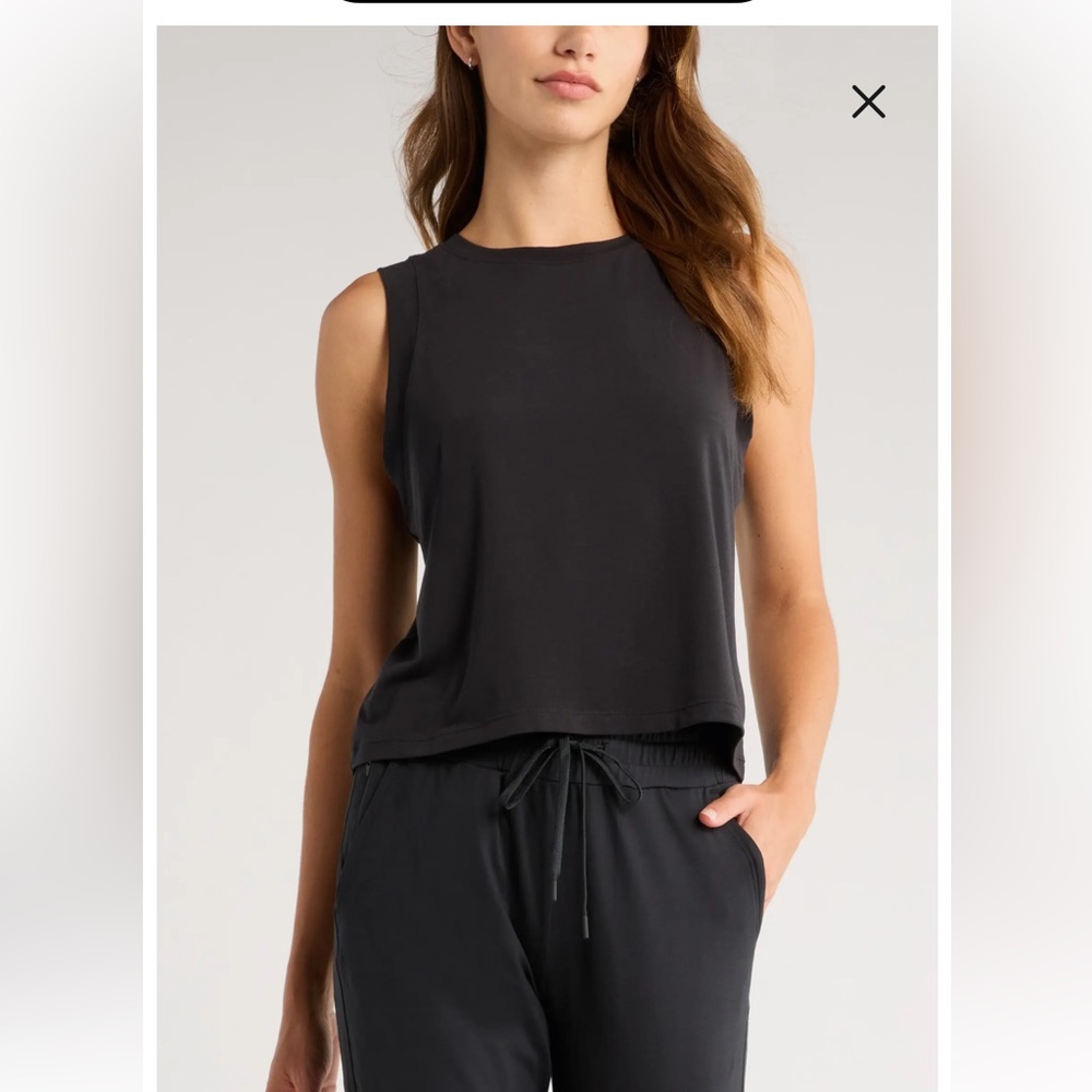 Zella Black Tank Top NWT